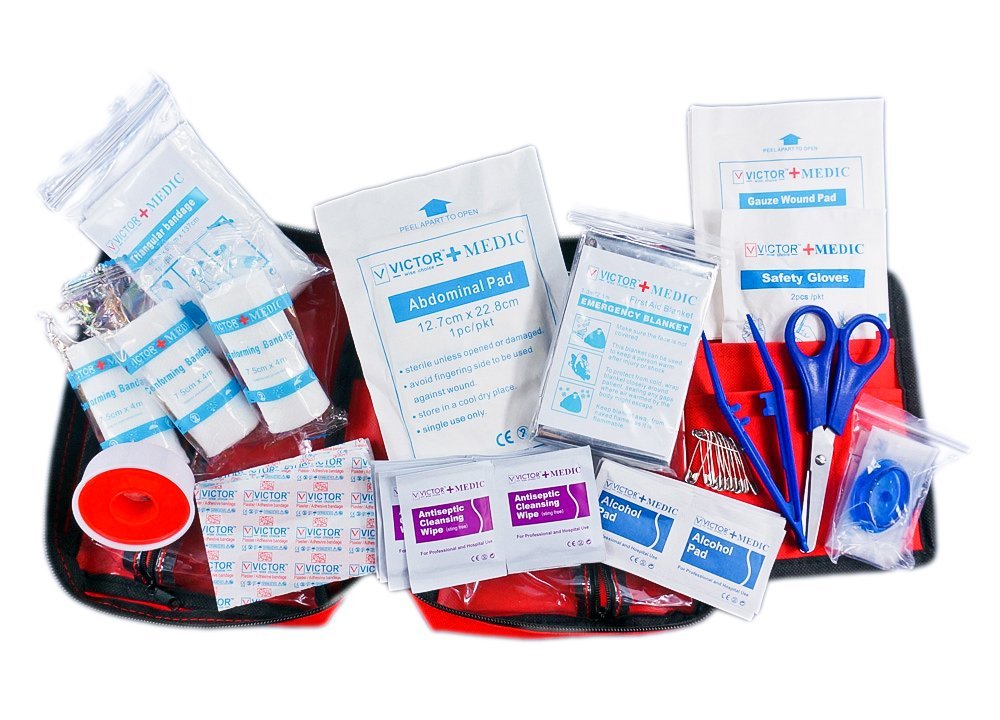 SadoMedcare Classic Complete First Aid Kit - 72 pieces