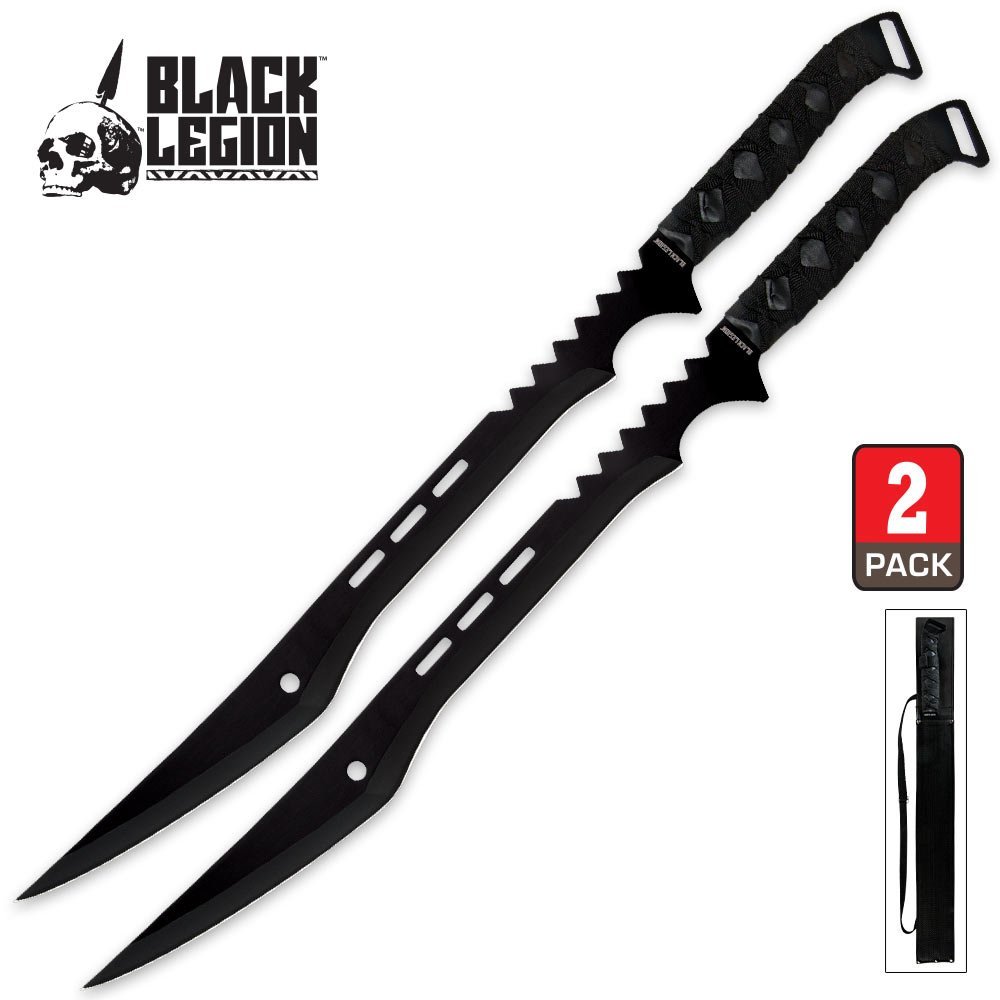 Ace Martial Arts Supply Double Ninja Swords with Sheath